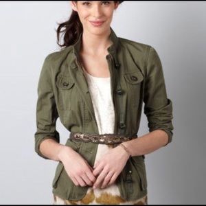 LOFT Army Green Military Jacket